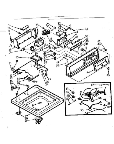 Top and console assembly