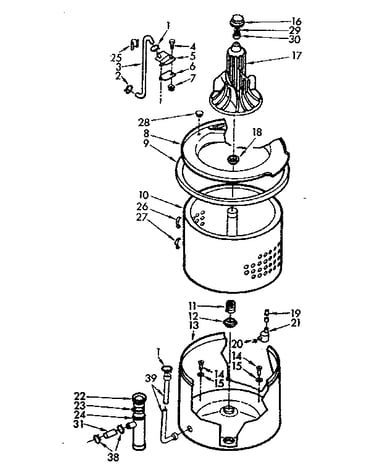 Tub and basket assembly