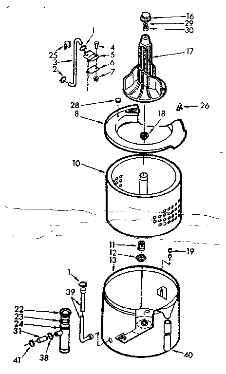 Tub and basket assembly
