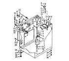 Kenmore 1107004800 cabinet parts diagram