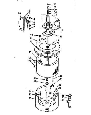 Tub and basket assembly