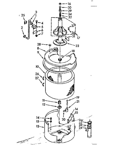Tub and basket assembly