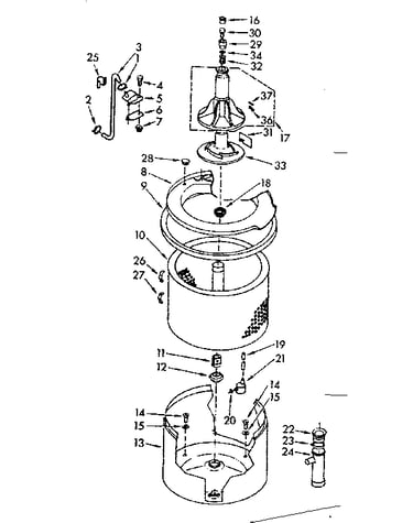 Tub and basket assembly