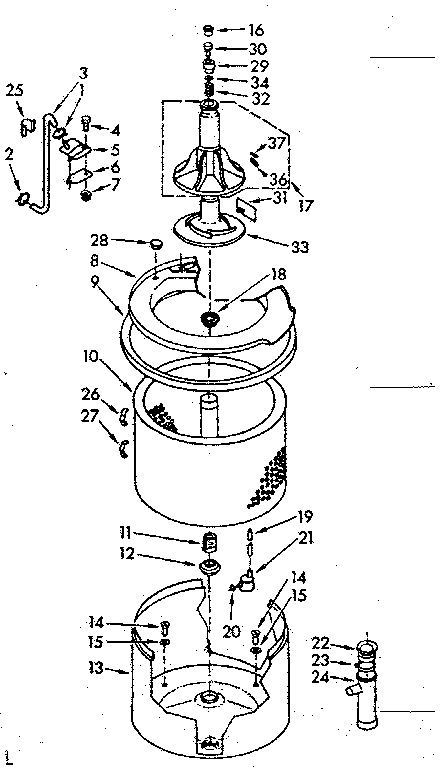 Tub and basket assembly
