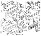 Kenmore 1107004901 top and console assembly diagram