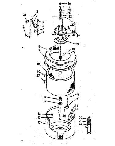Tub and basket assembly