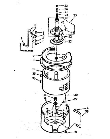 Tub and basket assembly