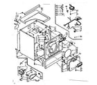 Kenmore 1107007110 machine sub-assembly diagram