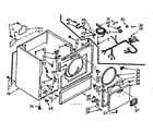 Kenmore 1107007200 cabinet assembly diagram