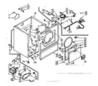 Kenmore 1107007210 cabinet assembly diagram