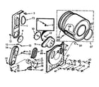 Kenmore 1107007210 bulkhead assembly diagram