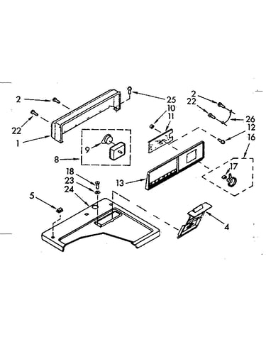 Top and console assembly
