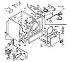 Kenmore 1107007400 cabinet assembly diagram