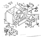 Kenmore 1107007401 cabinet assembly diagram