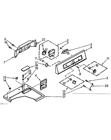 Top and console assembly