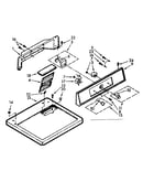 Top and console assembly