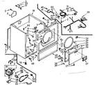 Kenmore 1107007601 cabinet assembly diagram