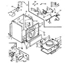 Kenmore 1107007804 cabinet assembly diagram