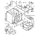 Kenmore 1107007904 cabinet assembly diagram