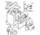 Kenmore 1107008100 machine sub-assembly diagram