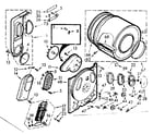 Kenmore 1107008100 1bulkhead assembly diagram
