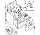 Kenmore 1107008110 machine sub-assembly diagram