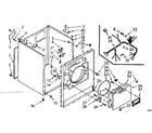 Kenmore 1107008200 cabinet assembly diagram