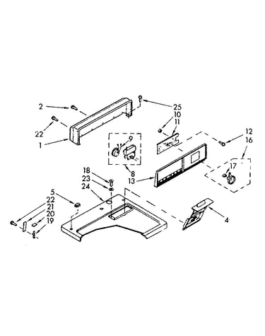 Top and console assembly