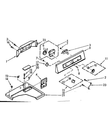 Top and console assembly