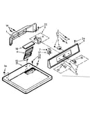 Top and console assembly