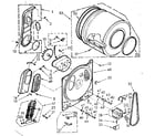 Kenmore 1107008600 bulkhead assembly diagram