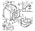 Kenmore 1107008700 cabinet assembly diagram