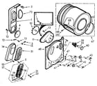 Kenmore 1107008701 bulkhead assembly diagram