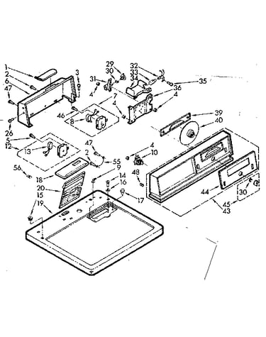 Top and console assembly