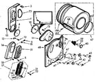 Kenmore 1107008702 bulkhead assembly diagram