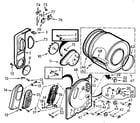 Kenmore 1107008802 bulkhead assembly diagram