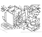 Kenmore 1107008900 cabinet parts diagram