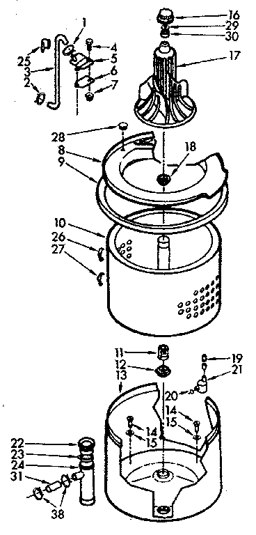 Tub and basket assembly