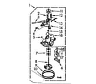 Kenmore 1107014000 pump assembly diagram
