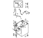 Kenmore 1107014001 cabinet parts diagram