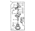 Kenmore 1107014001 pump assembly diagram