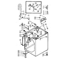 Kenmore 1107014020 cabinet parts diagram