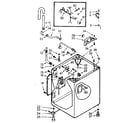 Kenmore 1107014021 cabinet parts diagram