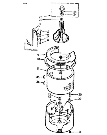 Tub and basket assembly