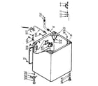 Kenmore 1107014550 cabinet parts diagram