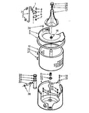 Tub and basket assemly
