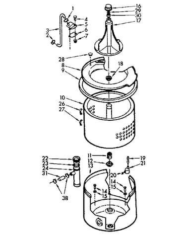 Tub and basket assembly