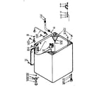 Kenmore 1107014502 cabinet parts diagram