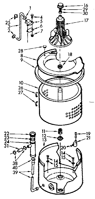 Tub and basket assembly
