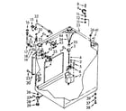 Kenmore 1107015602 cabinet parts diagram